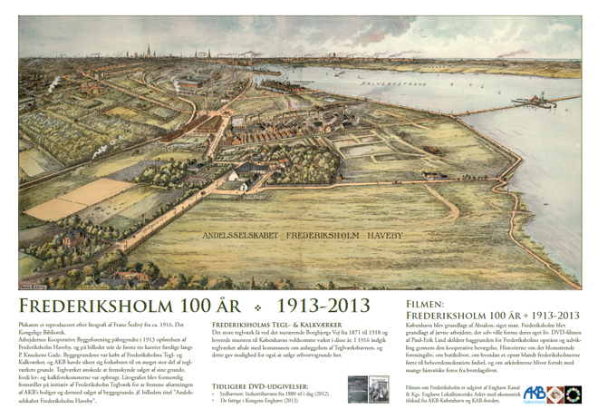 Plakat med Sydhavnen 1916